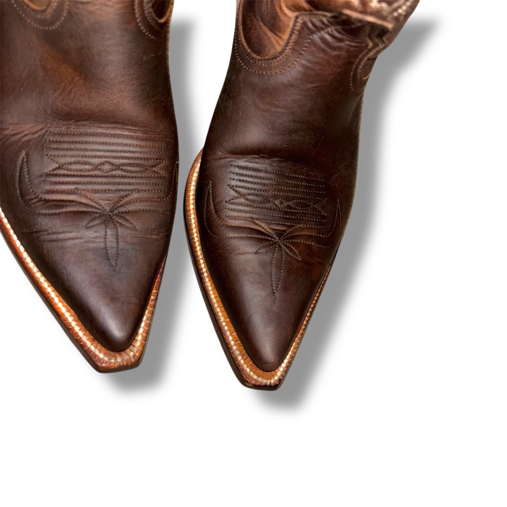 Heritage Boot Company Apache Peewee Brown Cowboy Boots (Austin TX) - Picture 4 of 7